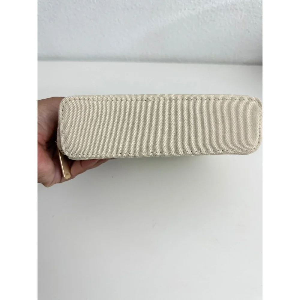 Missoni for Delta‎ Airlines Beige Zigzag Amenity Cosmetic Bag Travel Pouch